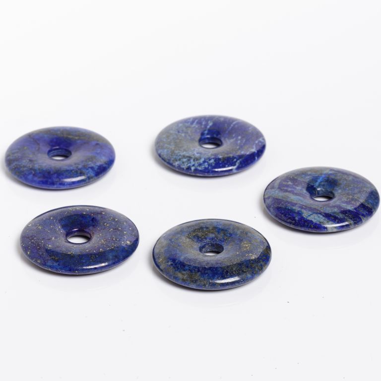 Pietre Semipretioase - Lapis lazuli donut 40 mm